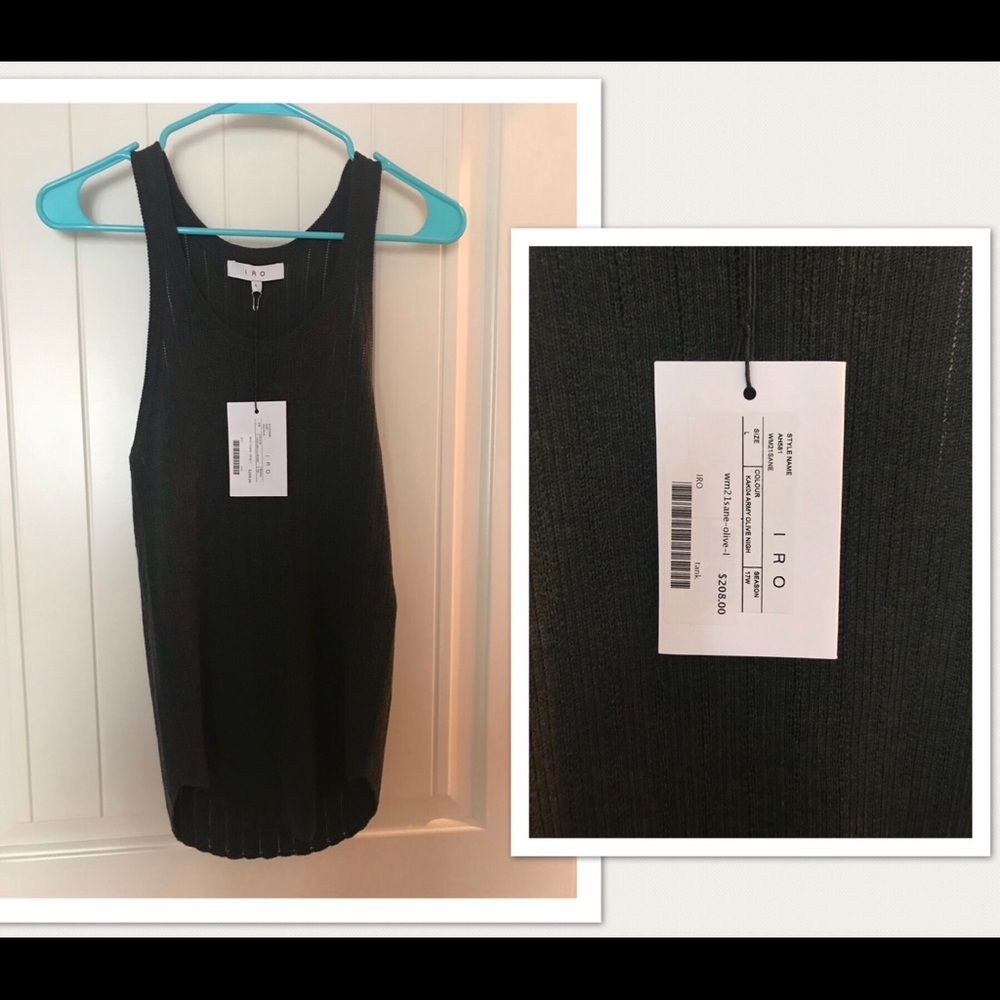 🆕 Army Olive Green IRO tank top